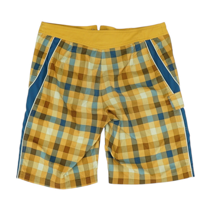 Yellow Check Swim Bottom