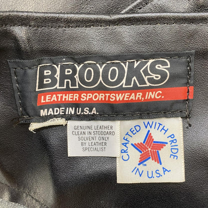 Black Vintage Leather Chaps
