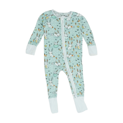 Green Print One-Piece