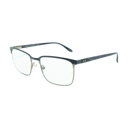 Blue Auburn Browline Prescription Eyewear