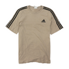 Beige Solid T-Shirt