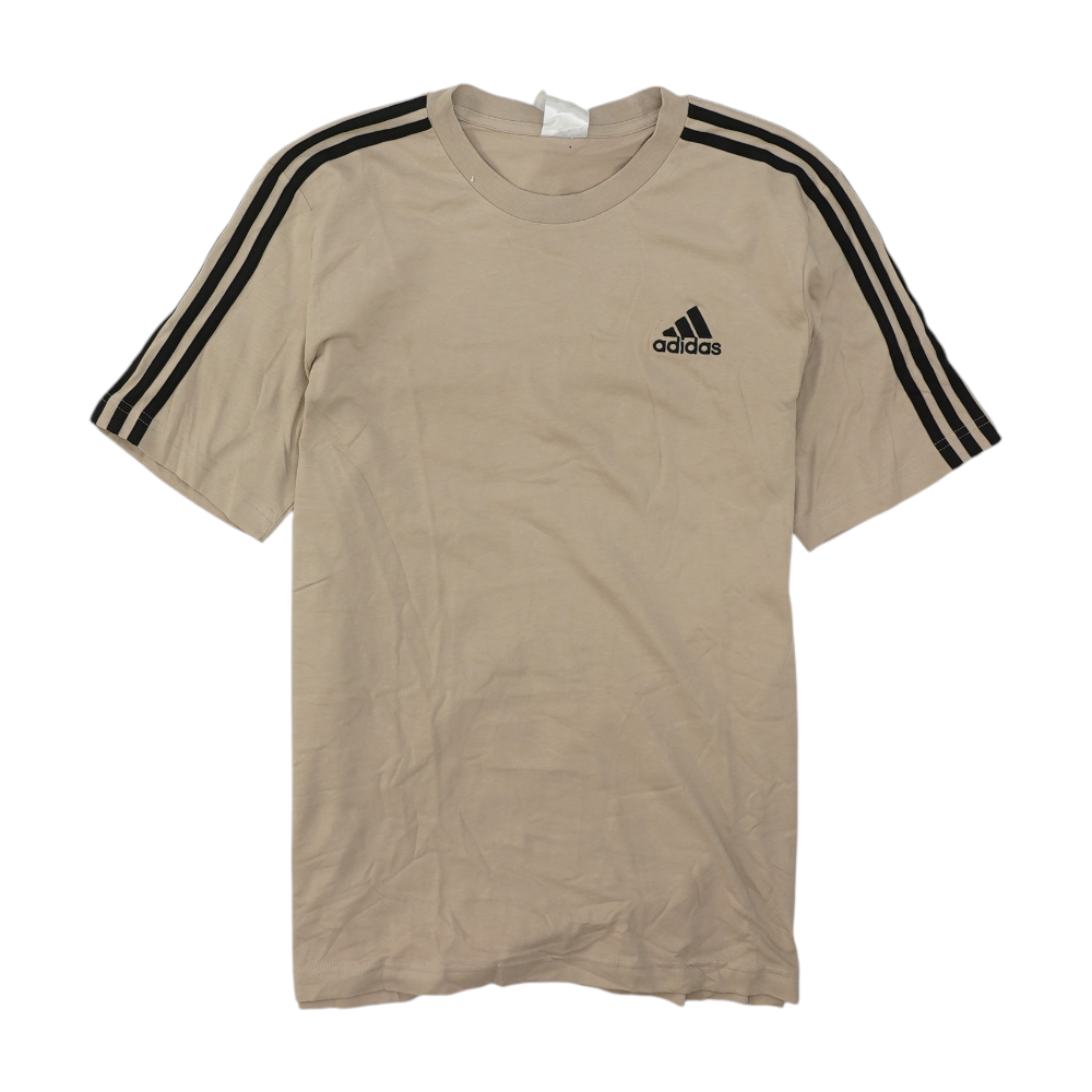 Beige Solid T-Shirt