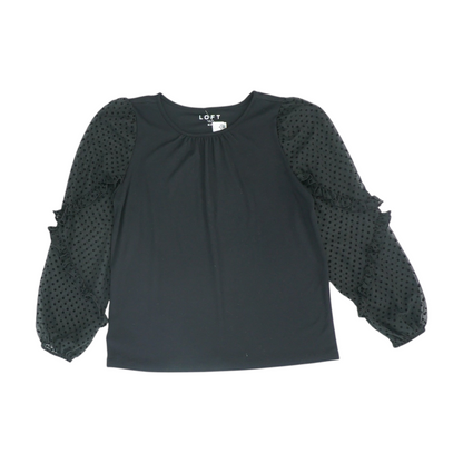 Black Petite Blouse