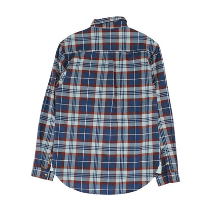 Blue Plaid Flannel Button Down