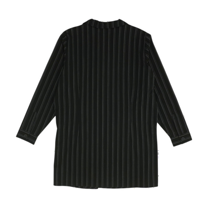 Black Plus Striped Mini Dress