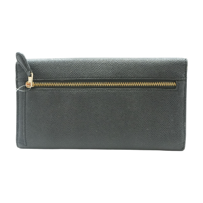 Black Continental Wallet