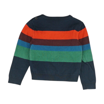 Multi Striped Pullover Sweater