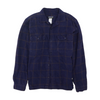Navy Plaid Flannel Button Down