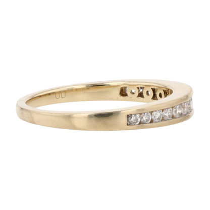 1/6 ctw 14K Yellow Gold Diamond Band Ring
