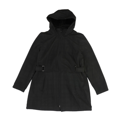 Black Plaid Coat