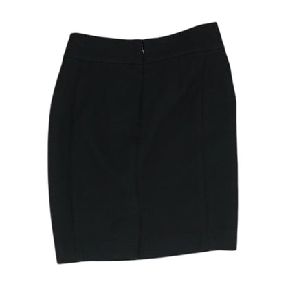 Black Solid Mini Skirt