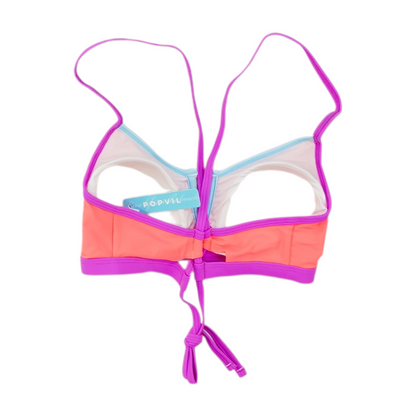 Multi Color Block Swim Top