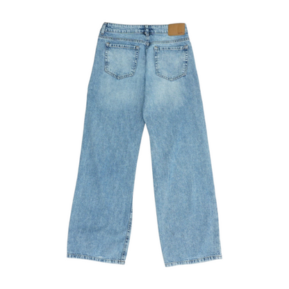 Blue Wide Leg Jeans