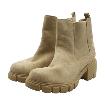 Beige Ankle Boots