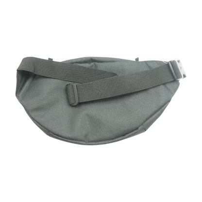 Black Solid Belt Bag
