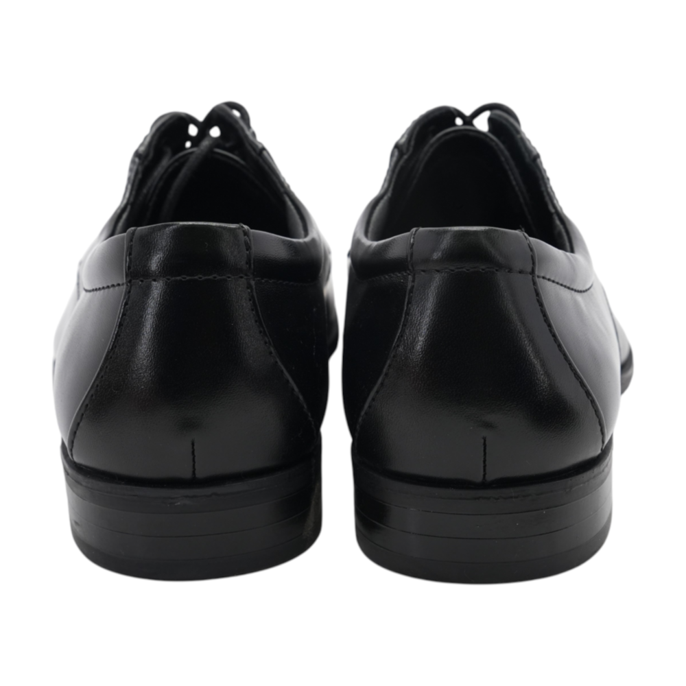 Black Lace-Up Dress Shoes