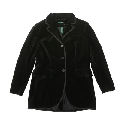 Vintage Black Solid Jacket