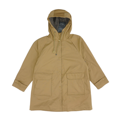 Khaki Solid Rain Jacket