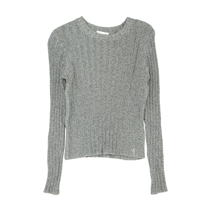 Gray Striped Pullover Pullover