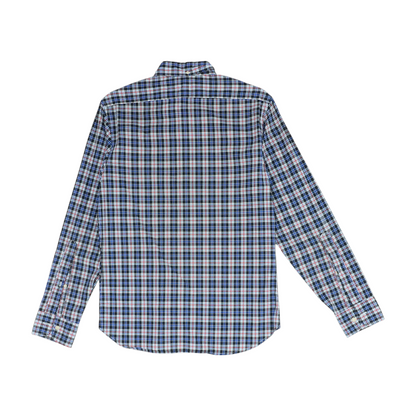 Multi Plaid Long Sleeve Button Down