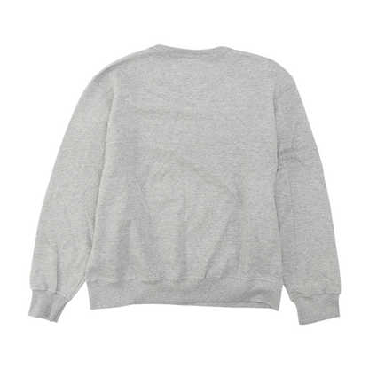 Gray Solid Sweatshirt Pullover