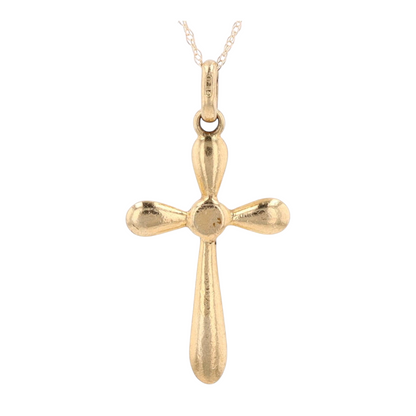 14K Yellow Gold Pendant Necklace