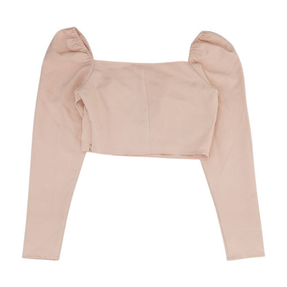 Pink Cropped Blouse