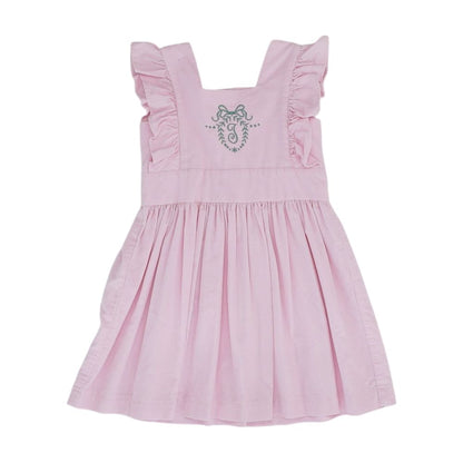 Pink Embroidery Detail Dress