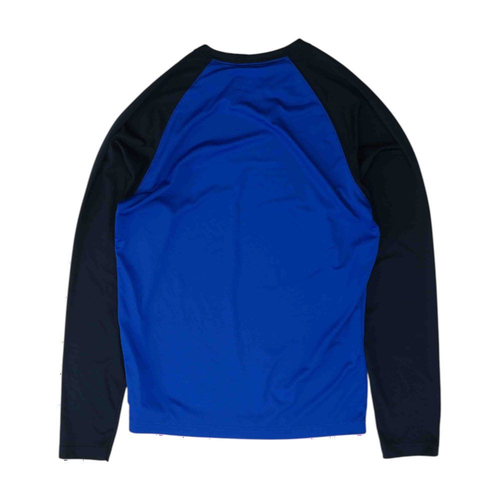 Blue Color Block Active T-Shirt