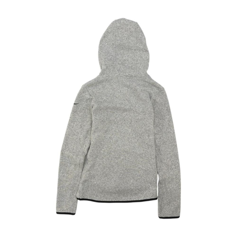 Gray Solid Hoodie Pullover