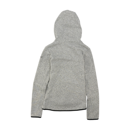 Gray Solid Hoodie Pullover