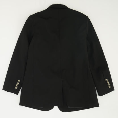 Black Solid Blazer