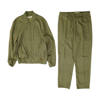 Green Solid Pant Set