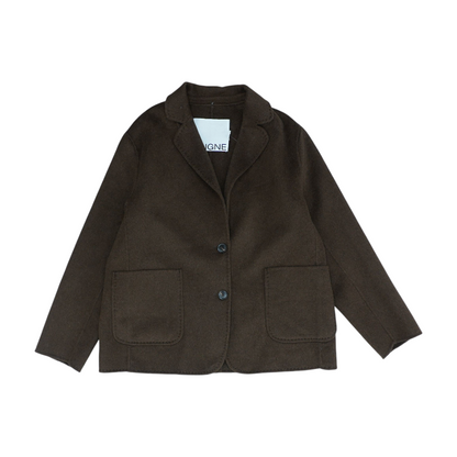 Brown Solid Jacket
