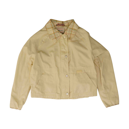 Beige Solid Jacket