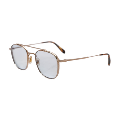 Gold Mandeville Aviator Prescription Eyewear