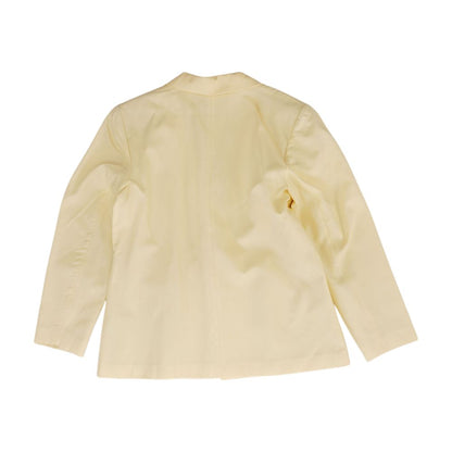 Yellow Solid Blazer