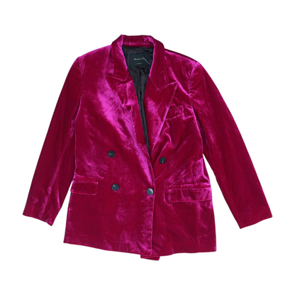 Pink Solid Blazer