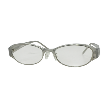Silver Aeslit Oval Prescription Eyewear