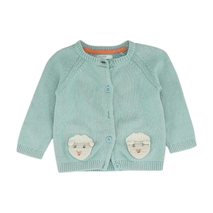 Blue Cardigan Sweater