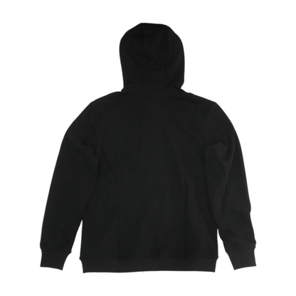 Black Solid Hoodie Pullover