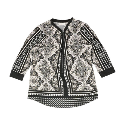 Black Misc. 3/4 Sleeve Blouse