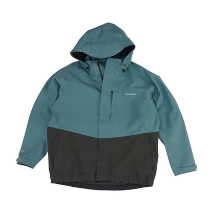 Green Color Block Jacket