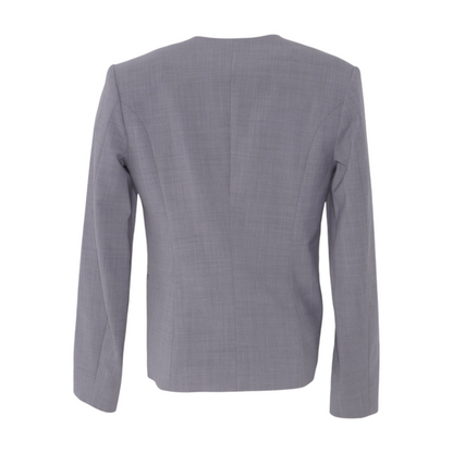 Gray Solid Blazer