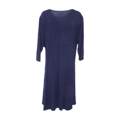 Navy Plus Midi Dress