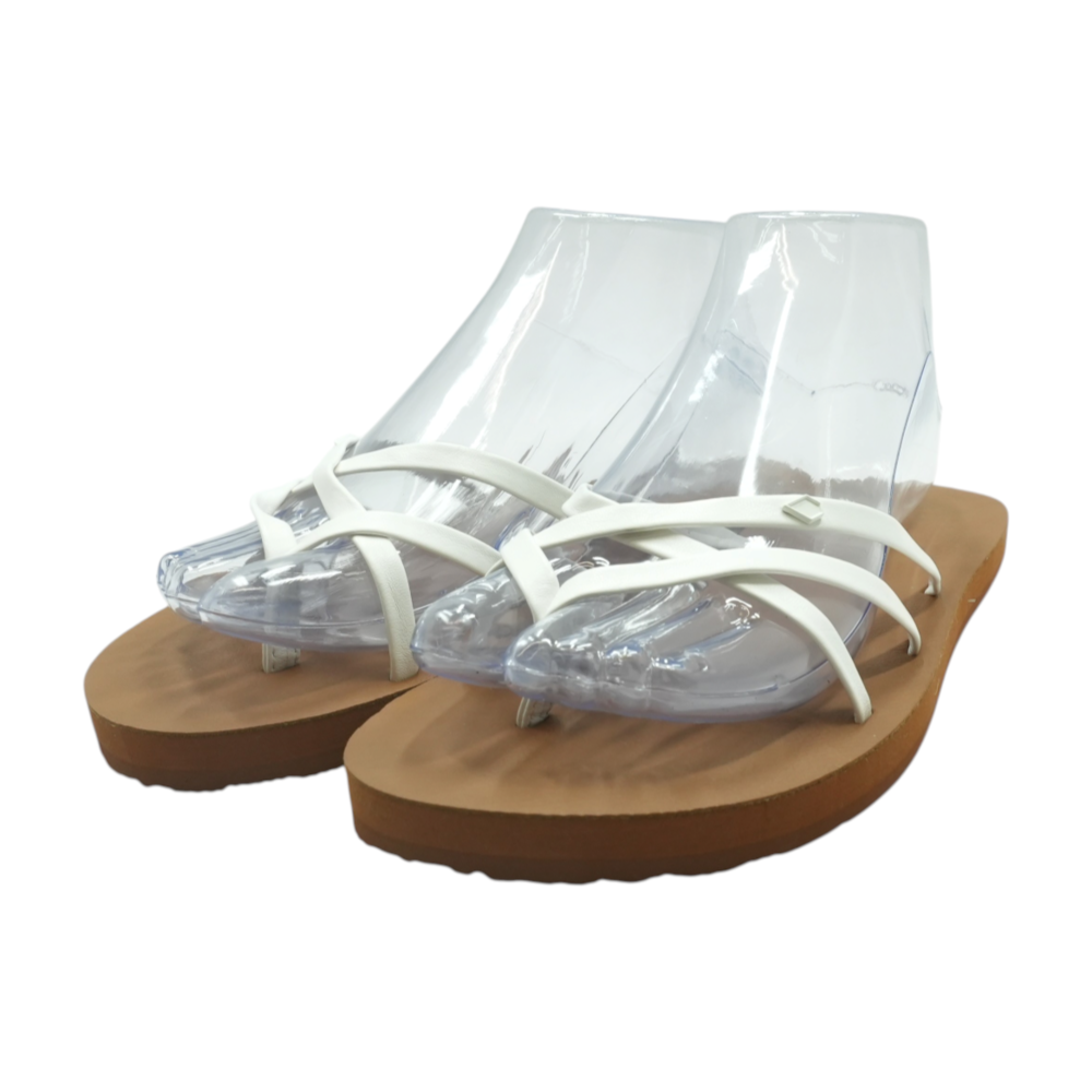 Volcom White Flip-Flop Sandals – Image 2