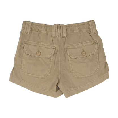 Khaki Solid Chino Shorts