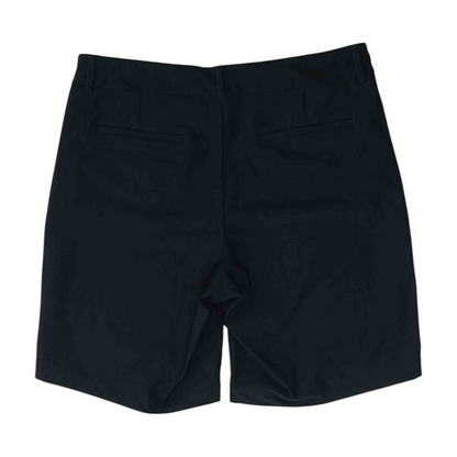 Black Solid Active Shorts