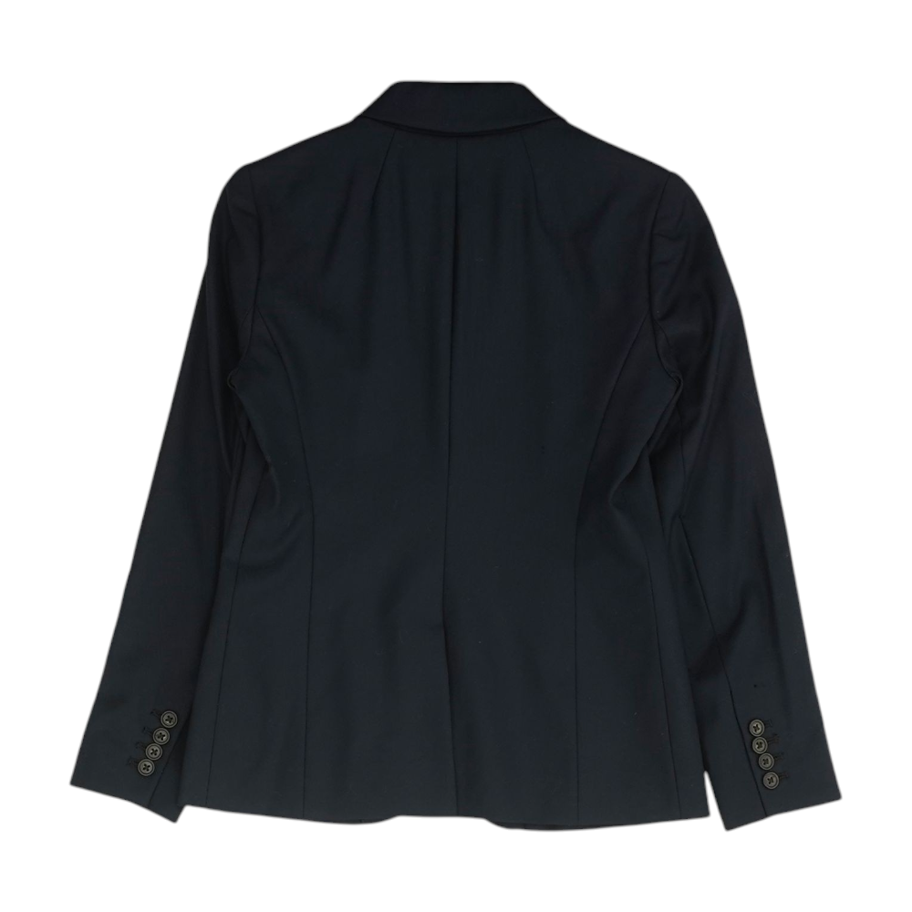 Navy Petite Solid Blazer