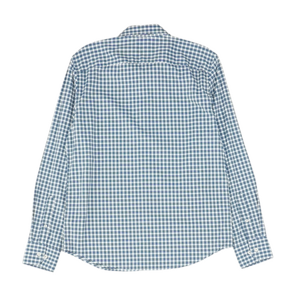 Blue Check Long Sleeve Button Down